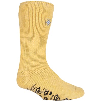 Heat Holders Karakter thermo pantoffelsokken voor kinderen - Minions