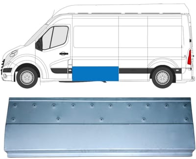 Plaatwerkdeel zijpaneel voor Opel Movano 2010-2021 / Links