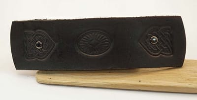 Leren zwart haarclip sierlijke motief met 2 oneindige knopen -sierlijke leren haarclips - modern leren haarclip - lederen haarclips zwart - grote vrouwen haarclips - haarspelden voor dik haar - haarspelden voor lang haar - haarspeld kort haar