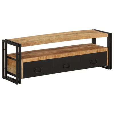 vidaXL - Tv-meubel - 120x30x40 - cm - massief - mangohout