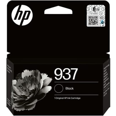 Original HP Tintenpatrone 937 (4S6W5NE), bis zu 1450 Seiten, Einzelpack, schwarz