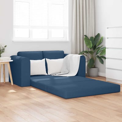 vidaXL - Slaapbank - Blauw - 148 - x - 71 - x - 83 - cm - Stof