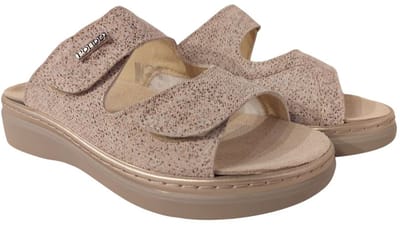 Rohde Slippers 5224 Elfenbein Licht Ivoor Verwisselbaar Voetbed