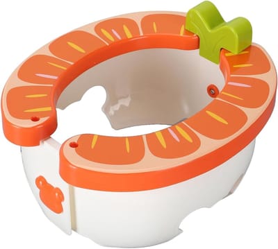 Draagbaar Kindertoilet - Opvouwbaar Potje - Zindelijkheidstraining - 2-in-1 Ontwerp - 21 x 22 x 13 cm - Kleurrijk