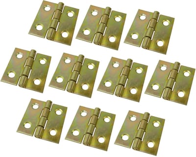 Scharnieren 30x29x1mm - voor juwelenkistjesdeur, kastje, gereedschapskist, brievenbus - van verzinkt staal