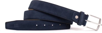TRESANTI | ESRA I Klassieke suede riem | Navy | Size 85