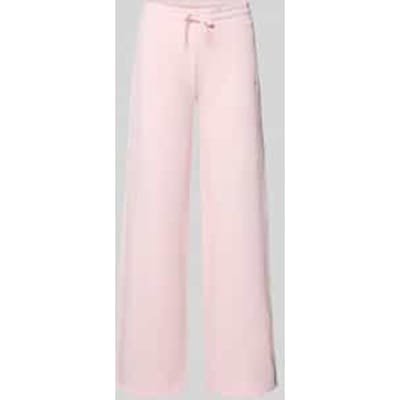wide fit sweatpants van katoenmix