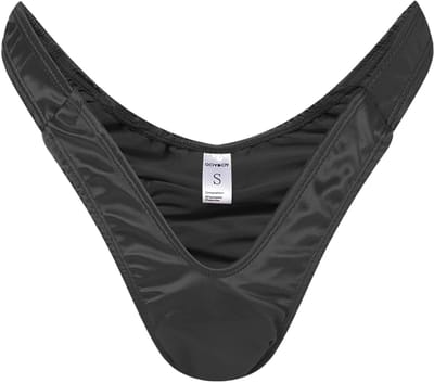 Verborgen Slip - Transgender Ondergoed - Crossdressing Feest - Naadloos Effect - Alle Maten - Zwart Beige
