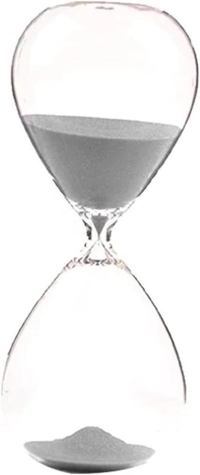 Zandloper Timer - Zandklok Glas - Tijd Meten - Vier Tijden In Één - 20-25 cm - Goud