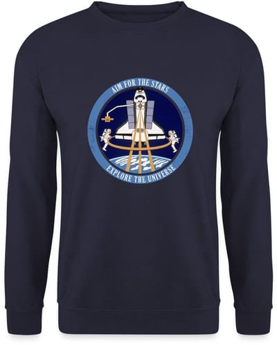 NASA Aim For The Stars Sweater Heren