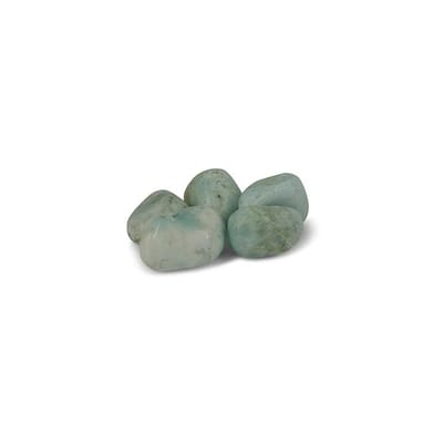 Aragoniet blauw 50 gr. trommelstenen (mt2-3)