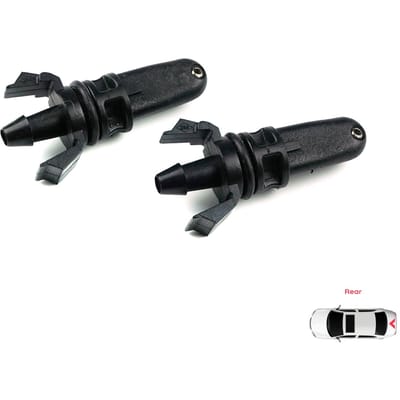 BSP1059 2 Stuks Achterruit Water Sproeier Nozzle voor Renault Scenic MK2 3 Megane 2 Espace 5 Clio 3 Twingo 2 8200107563