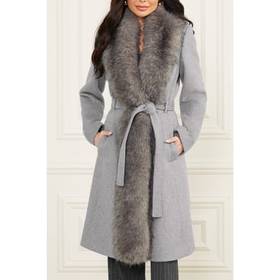 GUESS Marciano By  Valerie Coat Heather Medium Grey Taglia: 40 | Giacche invernali Outlet | Donna | Grigio