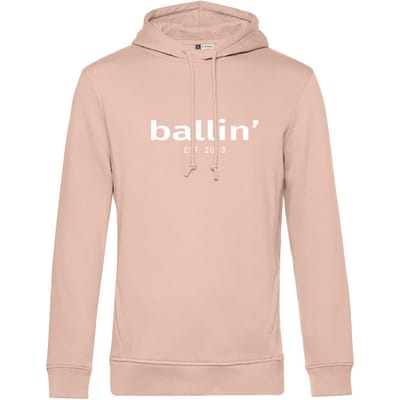 Heren Hoodies met Ballin Est. 2013 Basic Hoodie Print - Roze - Maat XXL