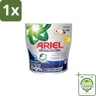 1 x Ariel – Wasmiddel Pods – All-in-1 Regular – 70 wasbeurten - Wasmachine - Waspod - Reiniging - Vlekken Verwijderen - Koud Water Wasen