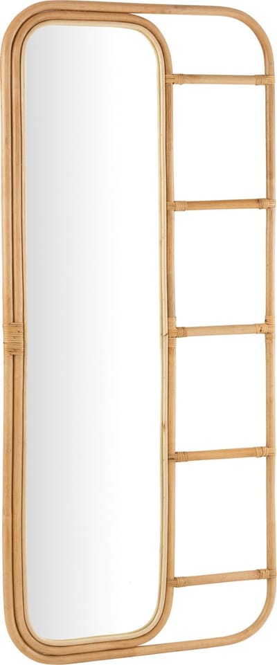 J-Line spiegel Ladder - rotan - naturel - 180 x 80 cm