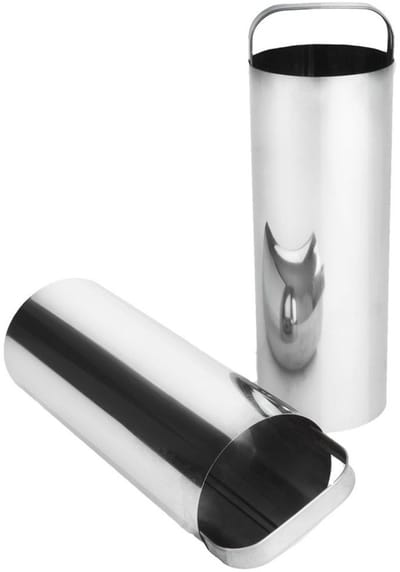 Taartring voor Hoge Taarten Edelstaal 16 cm 2 stuks - Hoge Rand - Springvorm
