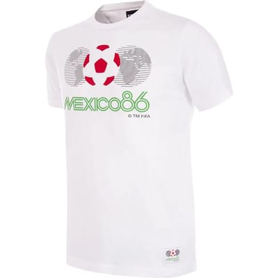 COPA - Mexico 1986 WK Emblem T-Shirt - Heren - Wit - XS