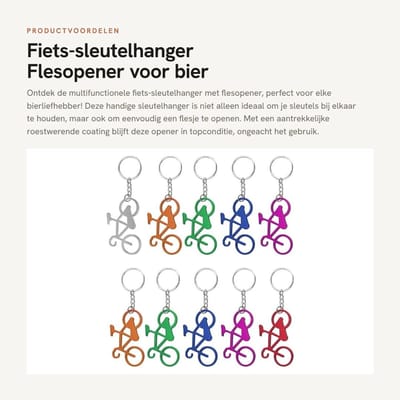 Dailygoods- Flesopener Sleutelhanger - 10 Stuks - Zinklegering - Roestwerend - Flessenopener voor Feest - Lichtgewicht en Compact