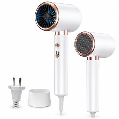 Fohn - 2000 W - negatieve ionen en krachtige luchtstroom - voor thuis en salon - enkele concentratormond
