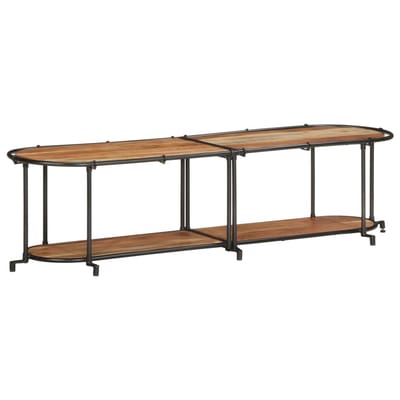 vidaXL - Tv-meubel - 160x42x40 - cm - massief - acaciahout