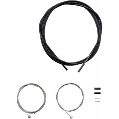 Shimano MTB remkabelset – RVS binnenkabels – voor- en achterrem – 2200 mm M-System – zwart