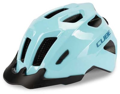 CUBE Fietshelm Fink - Kinderhelm - 11 Ventilatiegaten - SNAP 360 CUBE fit - X-Lock-montagesysteem - EPS In-Mould - 46-51 cm - XS - Blauw