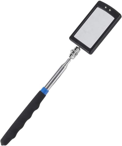 LED Telescopische Inspect mirror met Verlichting, Verstelbaar, 360 Graden Rotatie en Uittrekbare Functie voor Nauwkeurige Inspectie