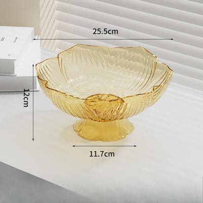 Salontafel Fruitschaal Water Snoepschaal Fruitkom Licht Luxe Kristal Nieuwe Stijl Fruitschaal Woonkamer Huishouden Afdruip Fruitmand