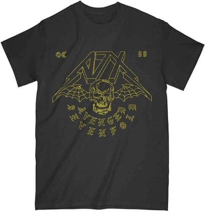 Avenged Sevenfold - Webbed Wings Heren T-shirt - S - Zwart