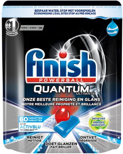 Finish Powerball Quantum Ultimate - 120 vaatwastabletten - ActivBlu technology