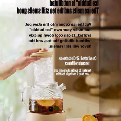 Theezetapparaat - Waterkoker Theemachine - Thee Zetten - Intelligente Reservering - 1 Liter - Zilver