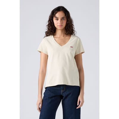 Levi's Lseperfect Vneck Oatmeal Taglia: L | Maglie Sportivi Outlet | Donna