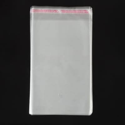 200x Cellofaan zakjes - Met Plakstrip - Transparant - Uitdeelzakjes - Snoepzakjes - Plastic Zakjes - Traktatie Zakjes - 15,3 cm x 23 cm