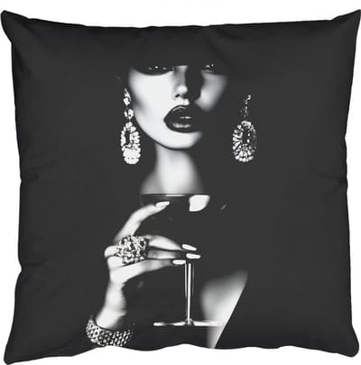 Sierkussens - Kussentjes Woonkamer - 50x50 cm - Vrouw - Cocktail - Chic