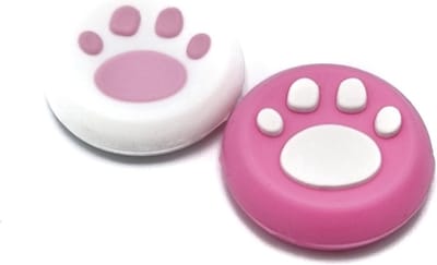 2x Thumb grips - Dierenpootjes - Controller grips - Gamen - Thumbstick grips - Joystick caps - Controller accessoires - Gaming grips - Anti slip thumb grips - 1 paar - Jonyx