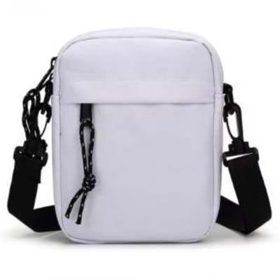 Reisportemonnee – Paspoorttasje – Nektasje - Travel wallet - Telefoontasje met nekkoord - 4 Compartimenten – Unisex – Waterafstotend – Wit - LOUZIR
