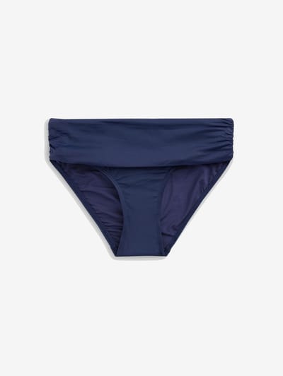 Next - Dames - Bikinibroekje met oproltaille - Blauw