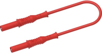 Electro PJP 2312-IECIV-CD1-100R Meetsnoer Steekaansluiting 4 mm 1 m Rood 1 stuk(s)