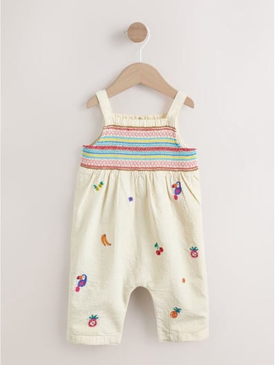Next - Meisjes - Babyromper met lange pijpen - Wit