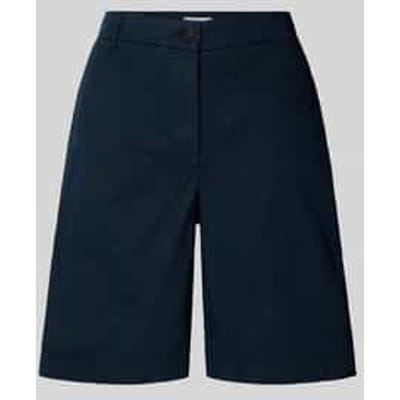 Relaxed fit korte chino van katoenmix