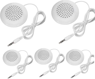 Draagbare Mini Luidsprekers voor Onder het Kussen met 3,5 mm Kabel - Set van 5