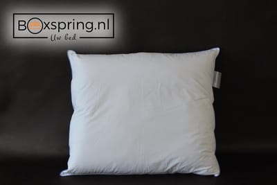 Robijn Hoofdkussen - 100% Perkal Katoen - 800 Gram - Bolletjes | Anti Allergie | Holle gesiliconiseerde polyester vezelbolletjes