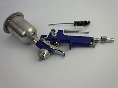 StahlKaiser Mini HVLP verfspuitpistool - nauwkeurig spuiten - inclusief accessoires