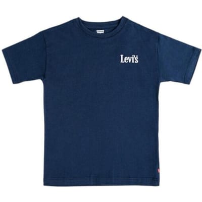 Levi´s ® Kids Classic And Clean T-shirt Met Korte Mouwen Blauw 6 Years Jongen
