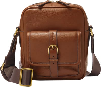 FOSSIL Schoudertas Camden NS Crossbody Medium Brown Bruine