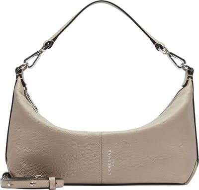 LIEBESKIND BERLIN Leren Schoudertas Paris 4 Small Pebble Hobo Stone Taupe