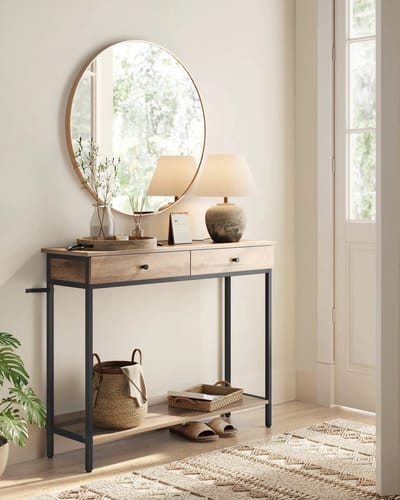 Bijzettafel - Bijzettafels - Bijzettafeltjes Woonkamer - Bijzettafel Bank - Smalle Consoletafel - Entree Tafel - Tafel - Tafeltje - Side Table - Sidetable