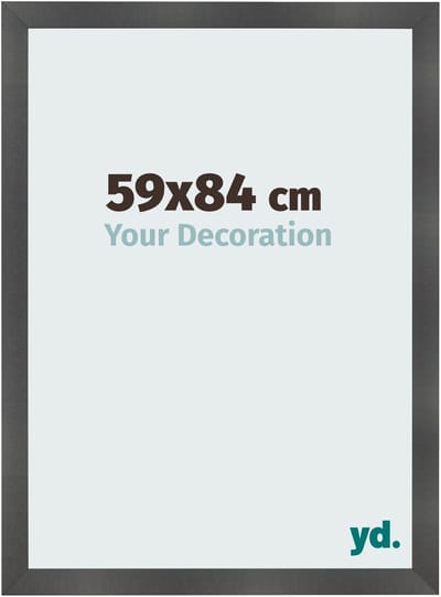 Your Decoration - Fotolijst 59x84 cm - MDF - Zwart Mat - Pisa