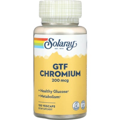 Gtf Chroom, 200Mcg, 100 Veggie Caps